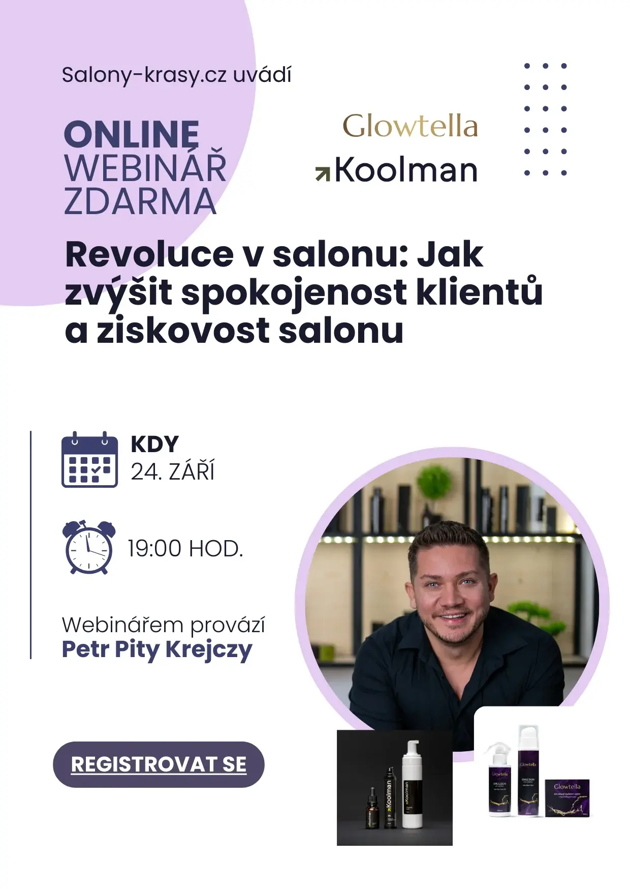 Pozvánka na online webinář Revoluce v salonu